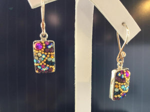 Mosaico Sterling Silver Earrings **USE DROPDOWN MENU FOR PRICES AND ORDERING**