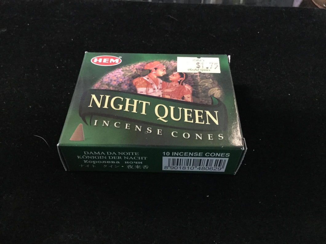 Hem Night Queen Cones 10 ct.
