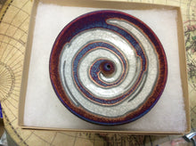 Load image into Gallery viewer, Round raku incense burner
